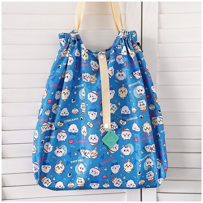 Travel Accessories For Japan Trip - 애니메이션 치이카와 접이식 수납 가방 드로스트링