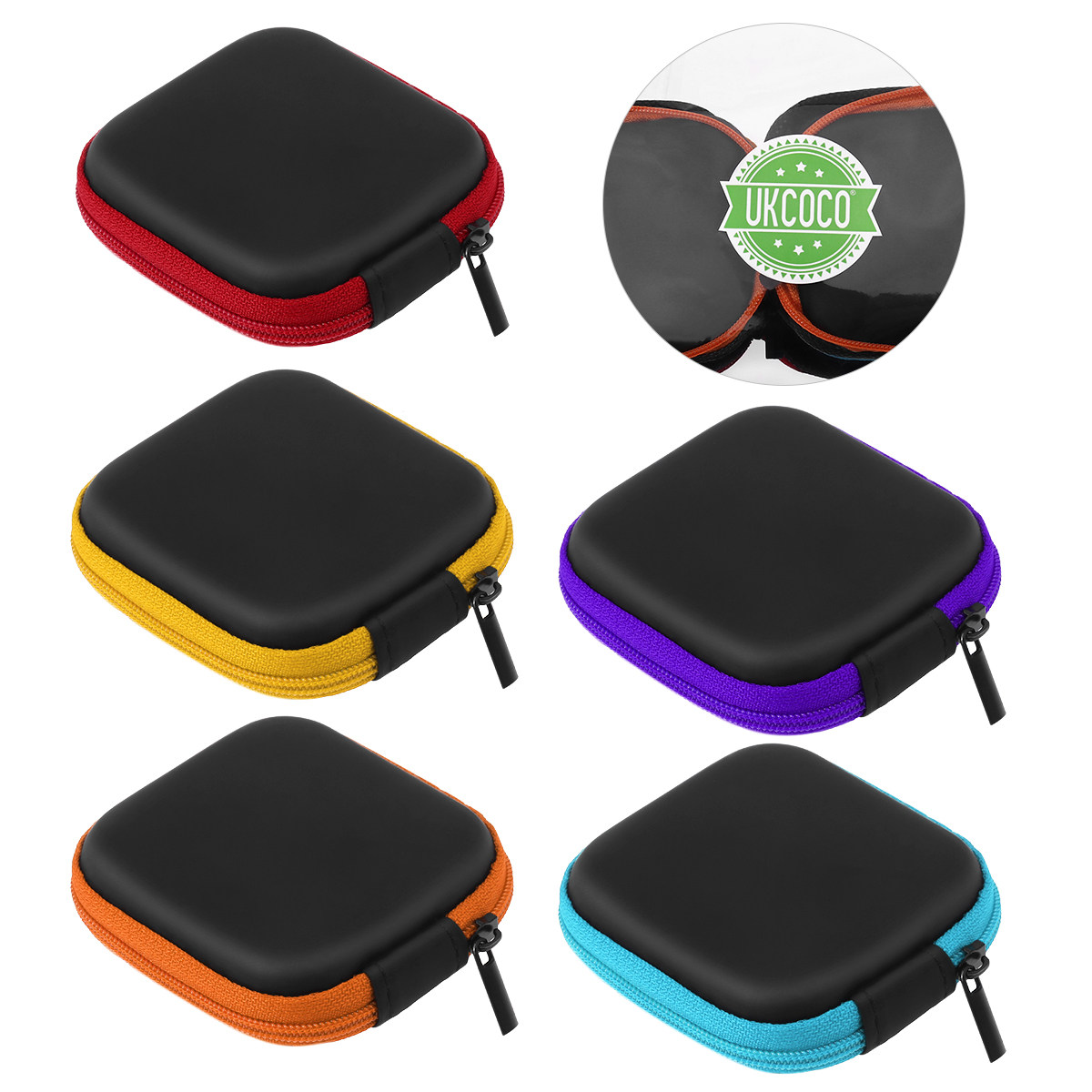 Cable Organizer Travel - 5Pcs 미니 이어폰 보관 상자 Eva