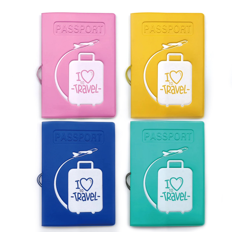 Travel Accessories Dropshipping - 다채로운 엠보싱 여성 여권 커버 인쇄