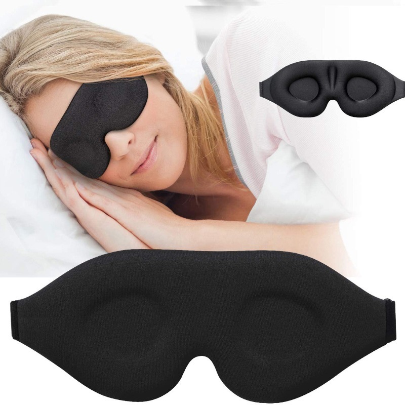 Eye Mask Sleep Travel - 3D 입체형 메모리폼 수면 안대 유니섹스