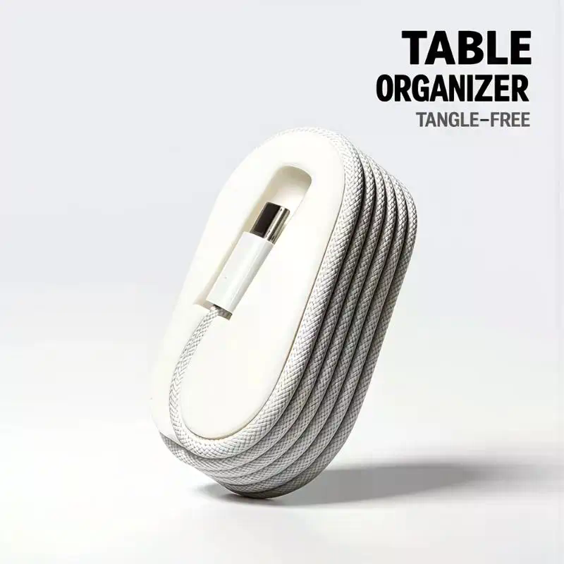 Cable Organizer Travel - 휴대용 케이블 정리기: 1m 브레이드 데이터