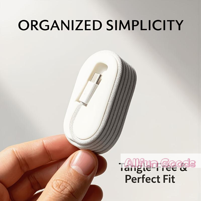 Cable Organizer Travel - [TG835]휴대용 케이블 와인더 정리함 데스크탑 케이블