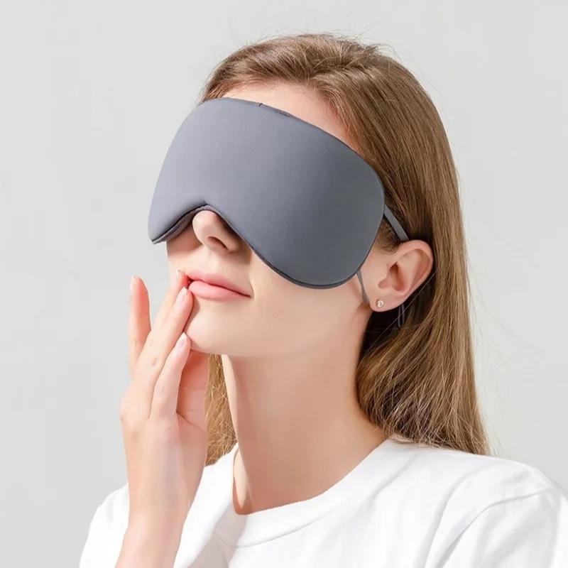 Eye Mask Sleep Travel - (.) 아이스 실크 아이 마스크 조절