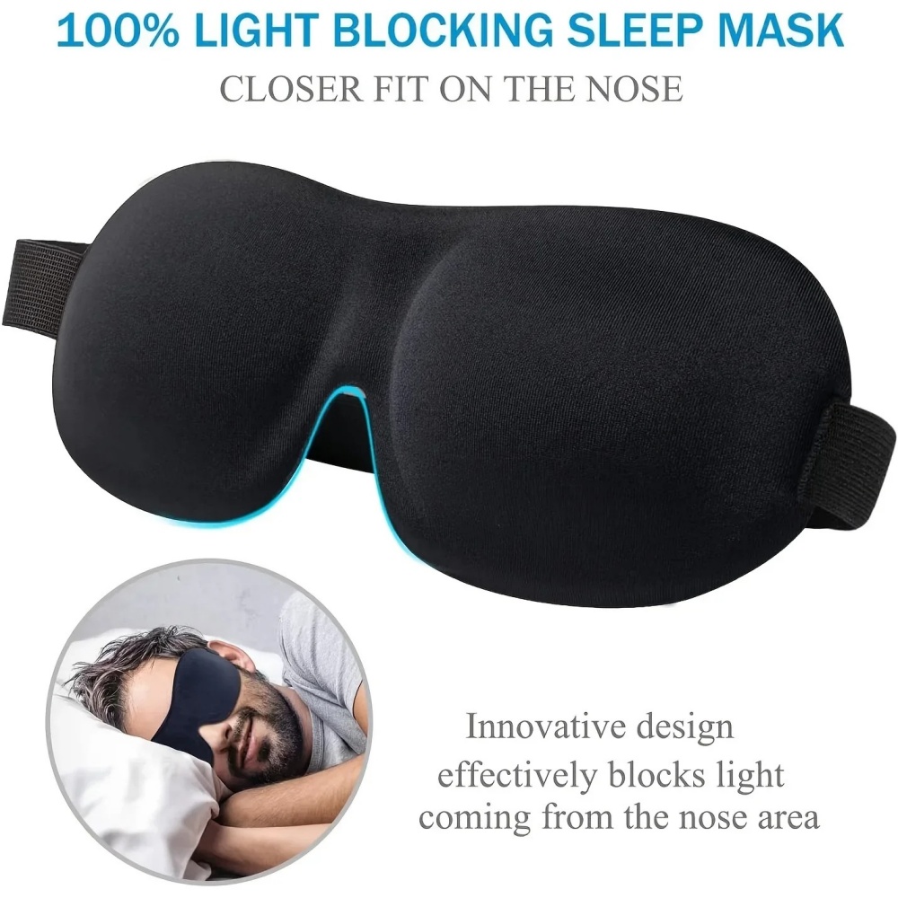 Eye Mask Sleep Travel - 3D 수면 마스크 눈가리개 수면 보조용