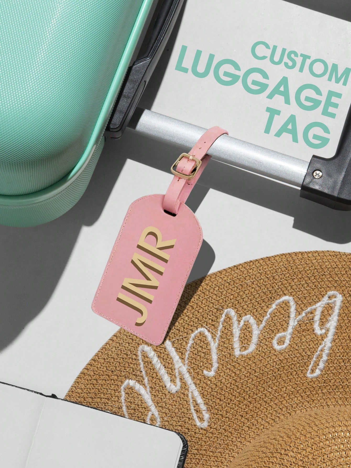 개인 맞춤 이니셜 러기지 태그, PU 가죽 여행 가방  - Travel Accessories Name 리뷰 및 가격