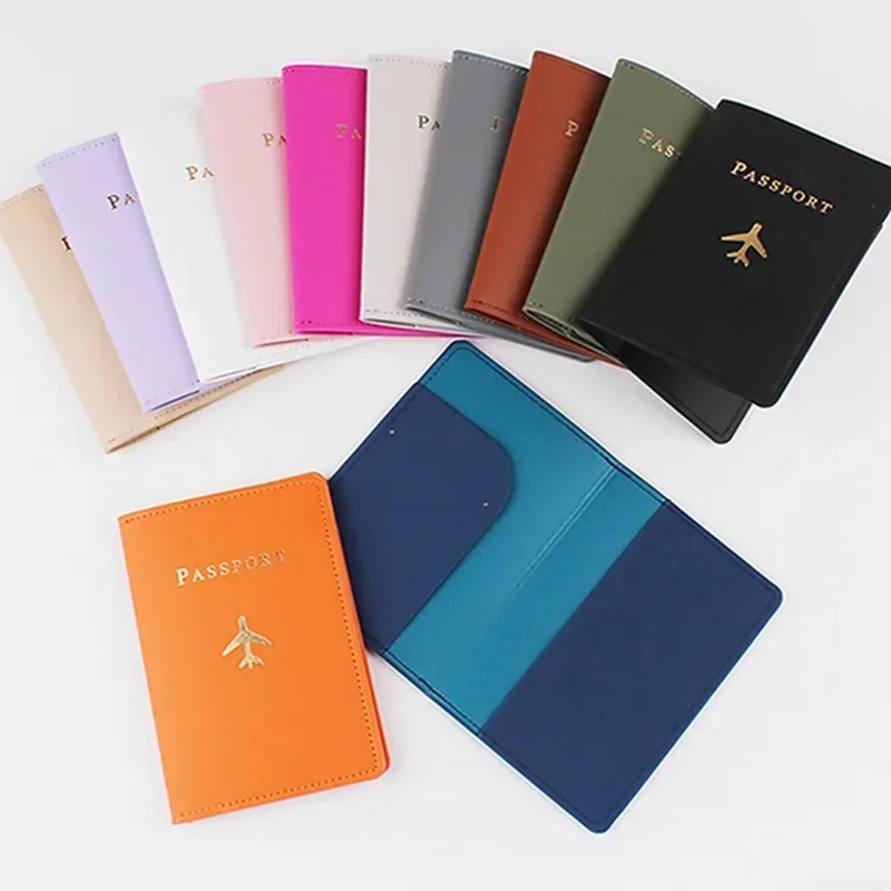 1PCS PU 가죽 비행기 여권 커버 케이스 카드 홀더 - Travel Accessories On Plane 리뷰 및 가격