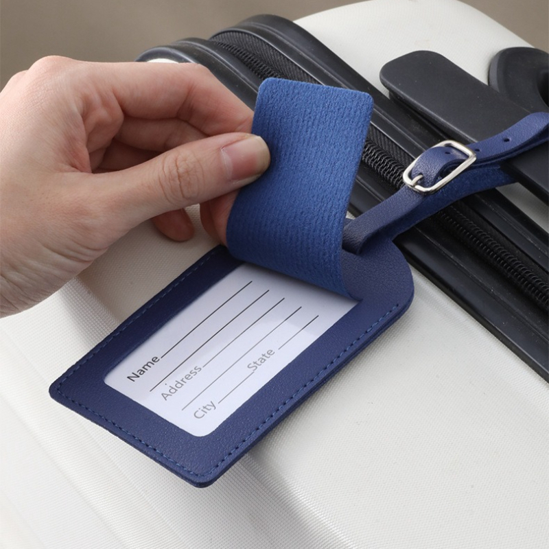 여성 남성 수하물 태그 PU 가죽 여행용품 여행 가방  - Travel Accessories Name 리뷰 및 가격