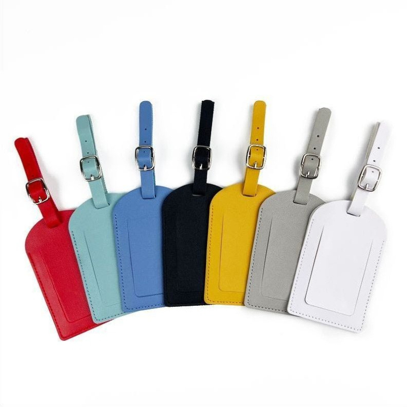 여성 남성 수하물 태그 PU 가죽 여행용품 여행 가방  - Travel Accessories Name 리뷰 및 가격