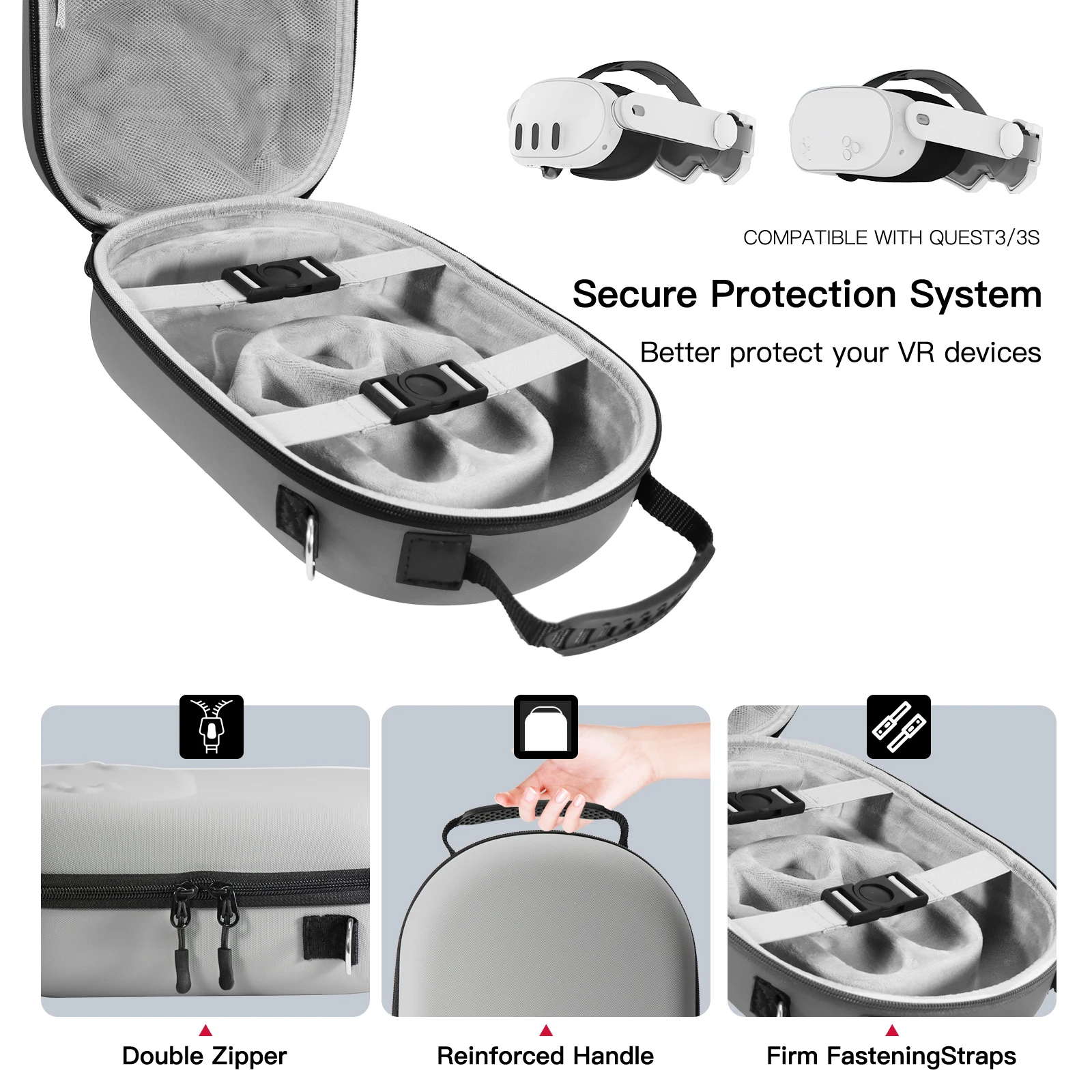 하드 운반 케이스 Meta Quest 3/3S VR 헤 - Travel Accessories Dropshipping 리뷰 및 가격