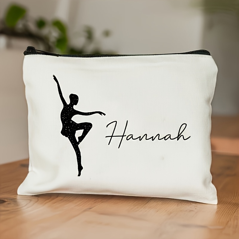 맞춤형 발레 댄서 프린트 메이크업 가방 - 맞춤 이름, - Travel Accessories Name 리뷰 및 가격