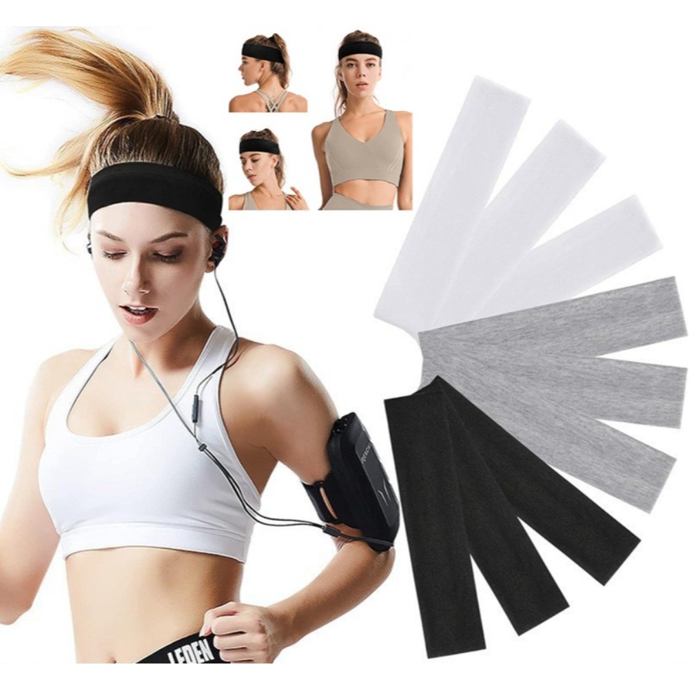 남성 여성 헤어밴드 편안한 땀 흡수 탄성 스포츠 헤어밴 - Travel Yoga Accessories 리뷰 및 가격