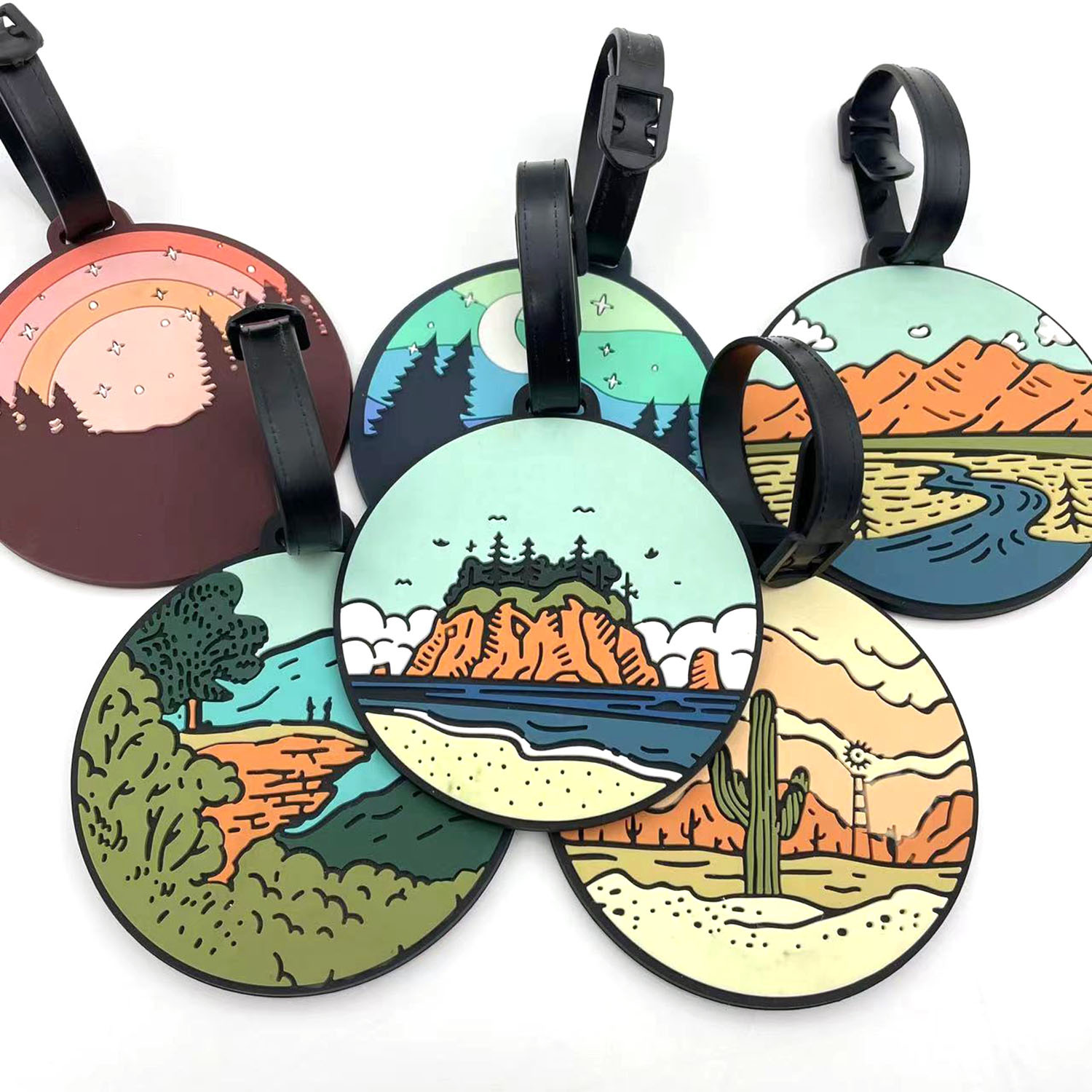 별이 빛나는 하늘 풍경 수하물 태그 펜던트 분실 방지  - Travel Accessories Name 리뷰 및 가격