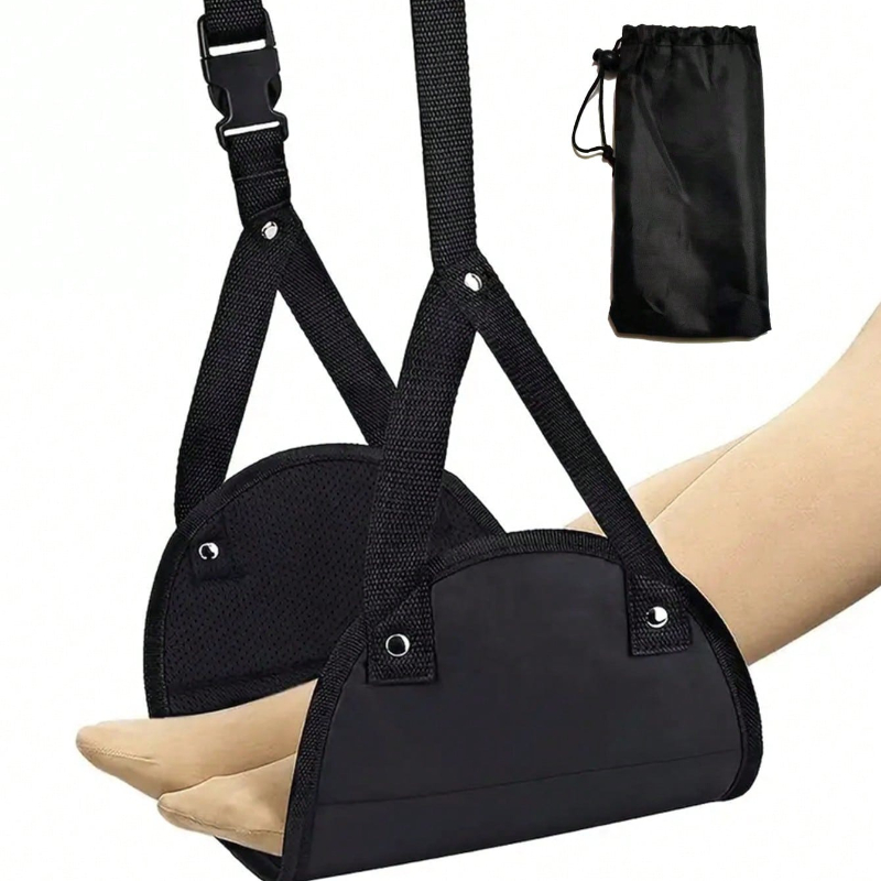 비행기 여행을위한 휴대용 조절 가능한 발판 해먹 긴 비 - Travel Accessories In Train 리뷰 및 가격