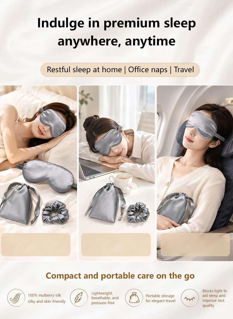 양면 실크 수면 안대 빛 차단 통기성 여행용 수면 안대 - Eye Mask Sleep Travel 리뷰 및 가격