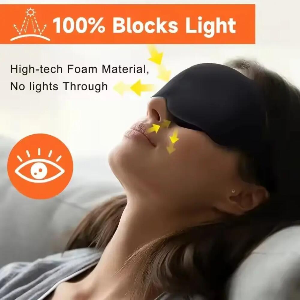 새로운 3D 수면 안대 입체형 남녀공용 빛 차단 수면  - Eye Mask Sleep Travel 리뷰 및 가격