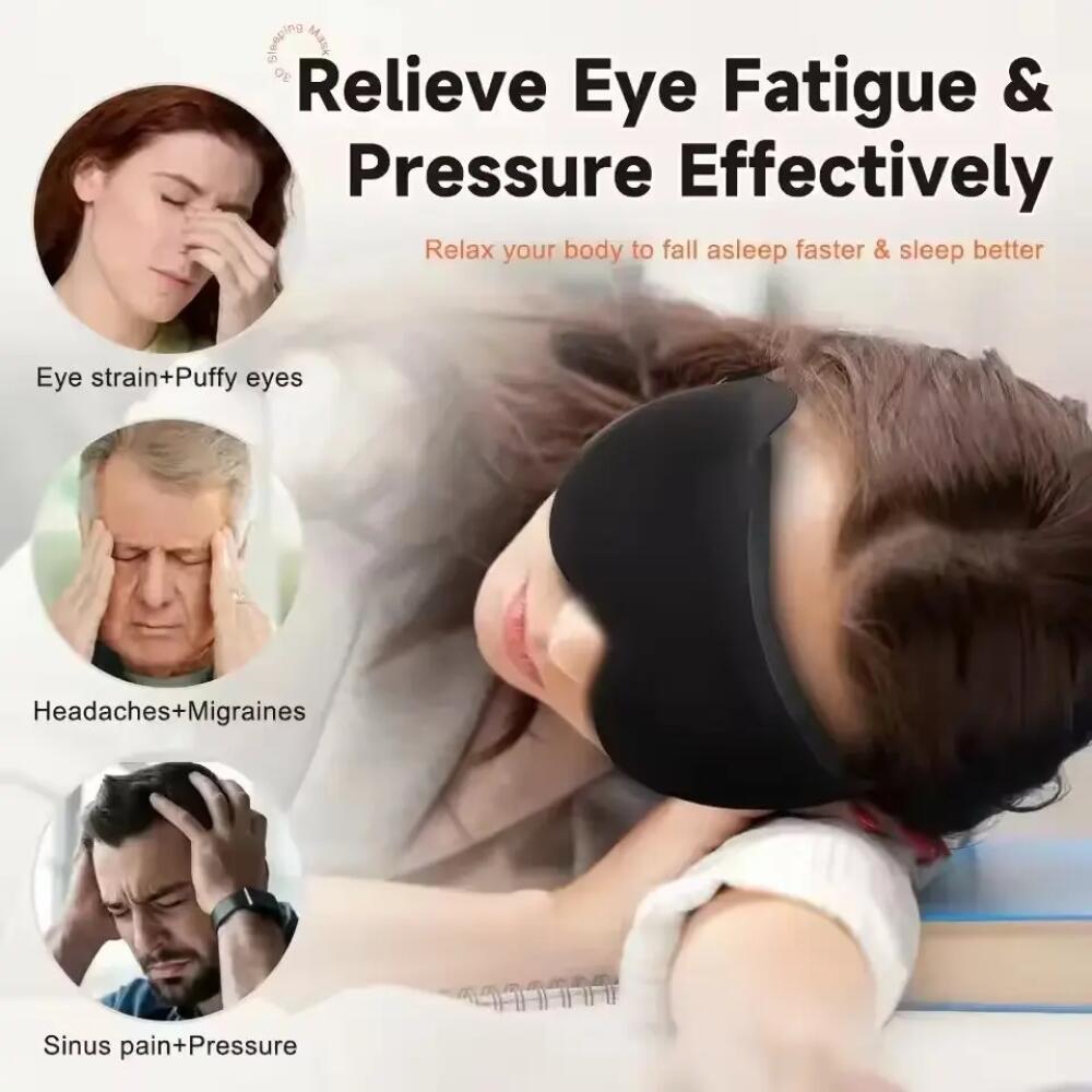 새로운 3D 수면 안대 입체형 남녀공용 빛 차단 수면  - Eye Mask Sleep Travel 리뷰 및 가격