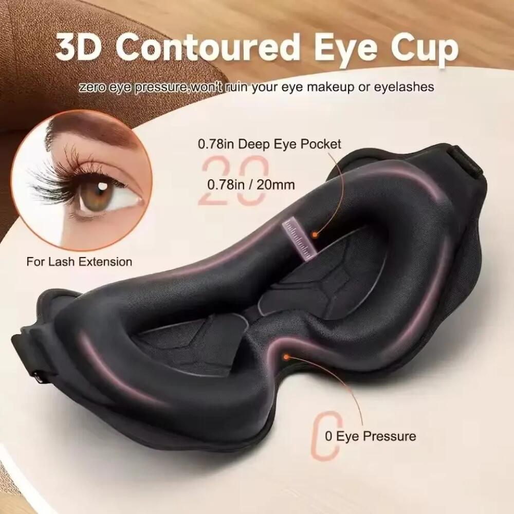 새로운 3D 수면 안대 입체형 남녀공용 빛 차단 수면  - Eye Mask Sleep Travel 리뷰 및 가격