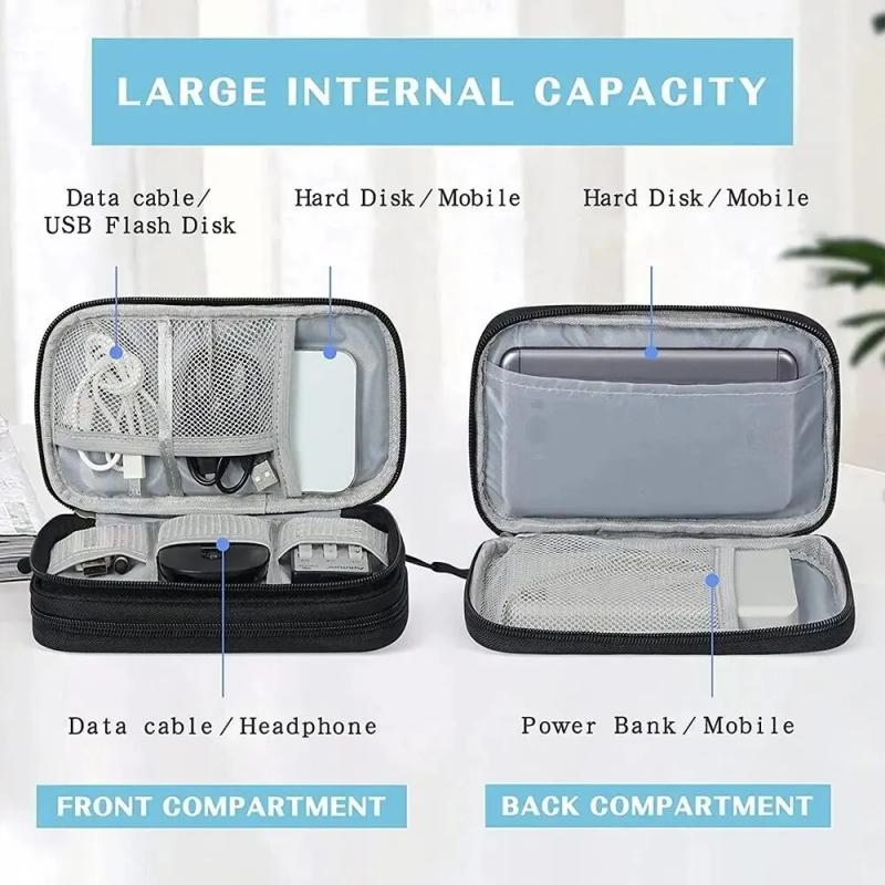 1PCS 그레이/블랙/핑크/네이비 새로운 여행용 정리  - Cable Organizer Travel 리뷰 및 가격