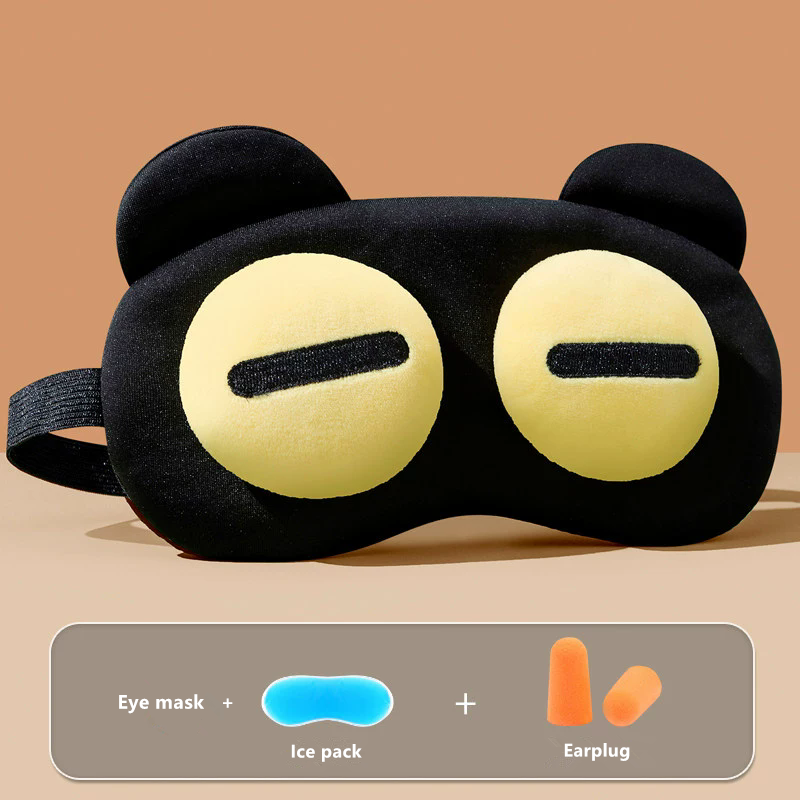 귀여운 곰 눈 마스크 수면 보조기구 빛 차단 통기성 아 - Eye Mask Sleep Travel 리뷰 및 가격