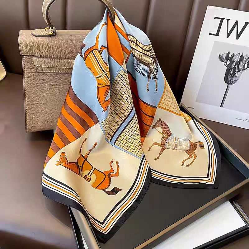 럭셔리 100% 멀버리 실크 스퀘어 스카프 70cm 레 - Travel Accessories Neck 리뷰 및 가격