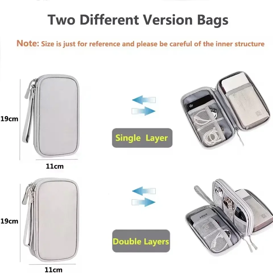 여행용 케이블 가방 휴대용 디지털 보관 파우치 충전기  - Cable Organizer Travel 리뷰 및 가격