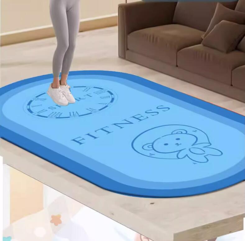 피트니스 용 요가 매트 홈 체육관 바닥 스포츠 러그 여 - Travel Yoga Accessories 리뷰 및 가격