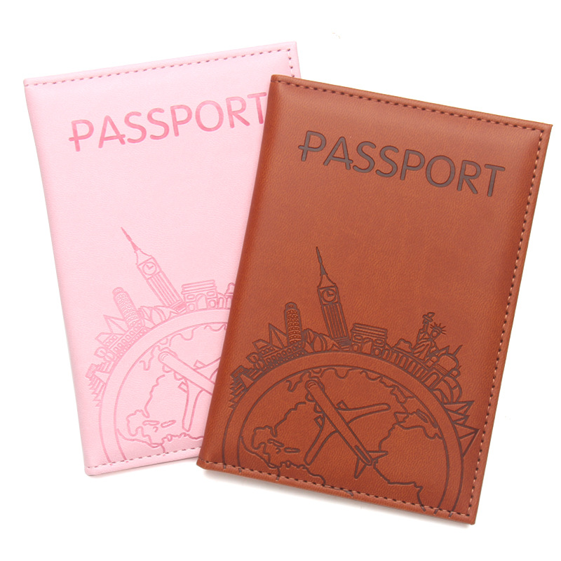 글로벌 플라이트 프린트 여권 케이스 가죽 여권 커버 경 - Travel Accessories On Plane 리뷰 및 가격