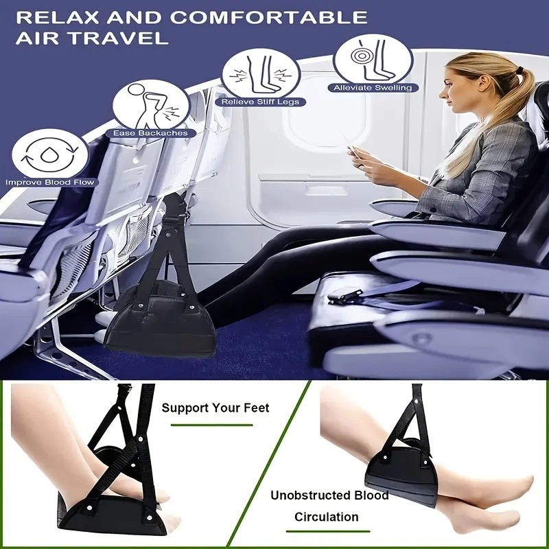 휴대용 해먹 다리 받침대, 조절 가능한 스트랩이 있는  - Travel Accessories On Plane 리뷰 및 가격