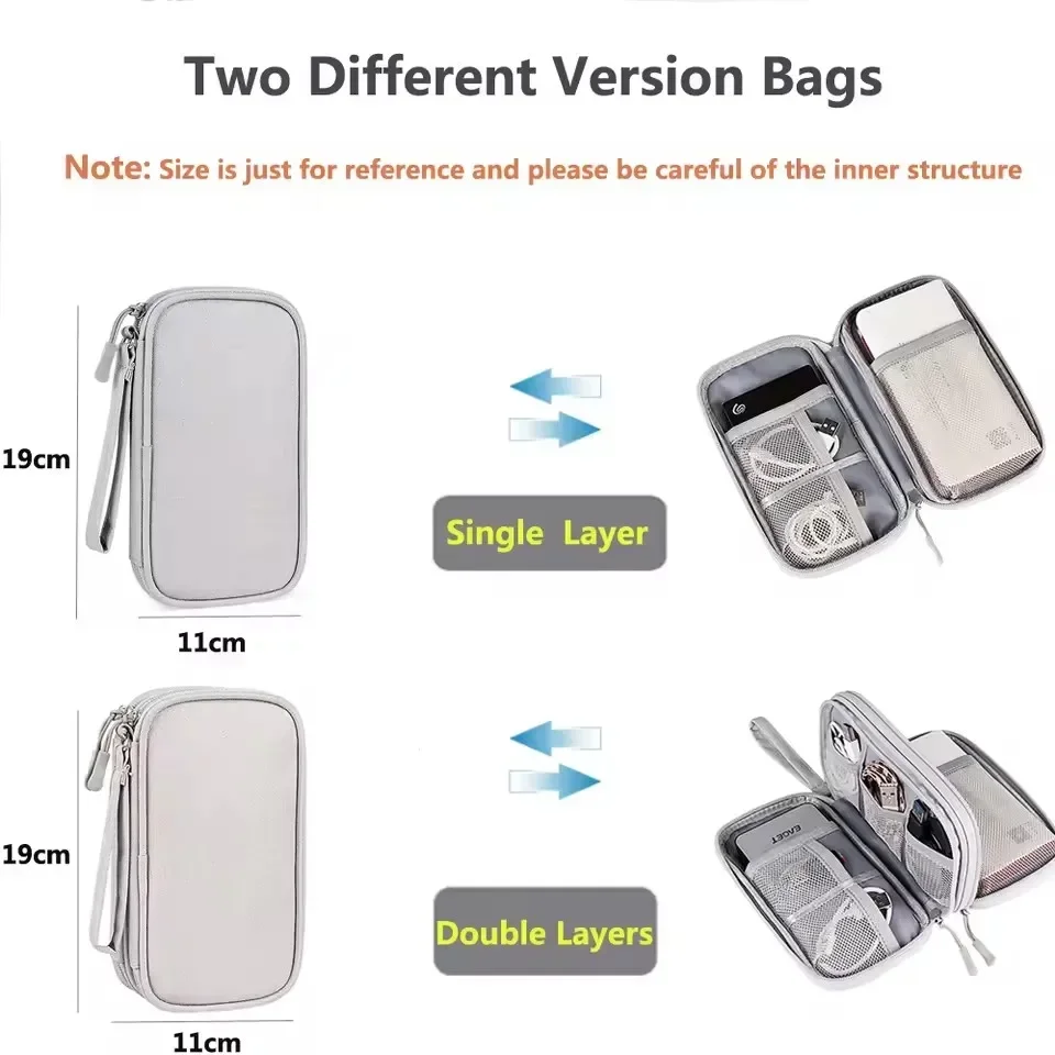여행용 케이블 가방 휴대용 디지털 보관 파우치 충전기  - Cable Organizer Travel 리뷰 및 가격