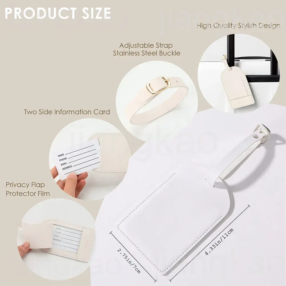 개인화 된 PU 수하물 태그 이름이있는 심장 편지 가방 - Travel Accessories Name 리뷰 및 가격