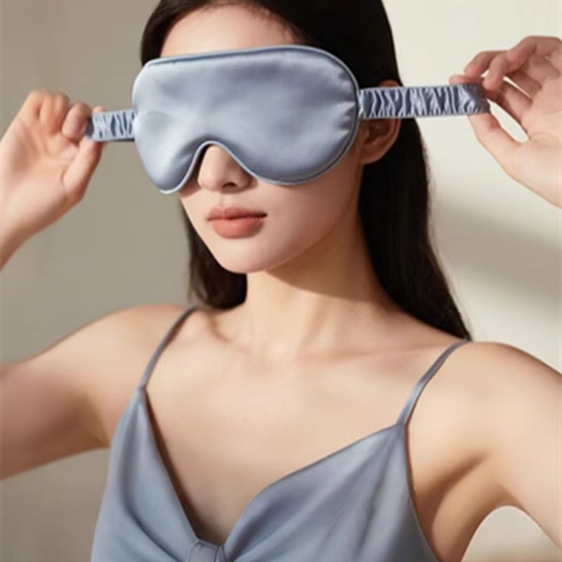 양면 실크 수면 안대 빛 차단 통기성 여행 수면 아이  - Eye Mask Sleep Travel 리뷰 및 가격