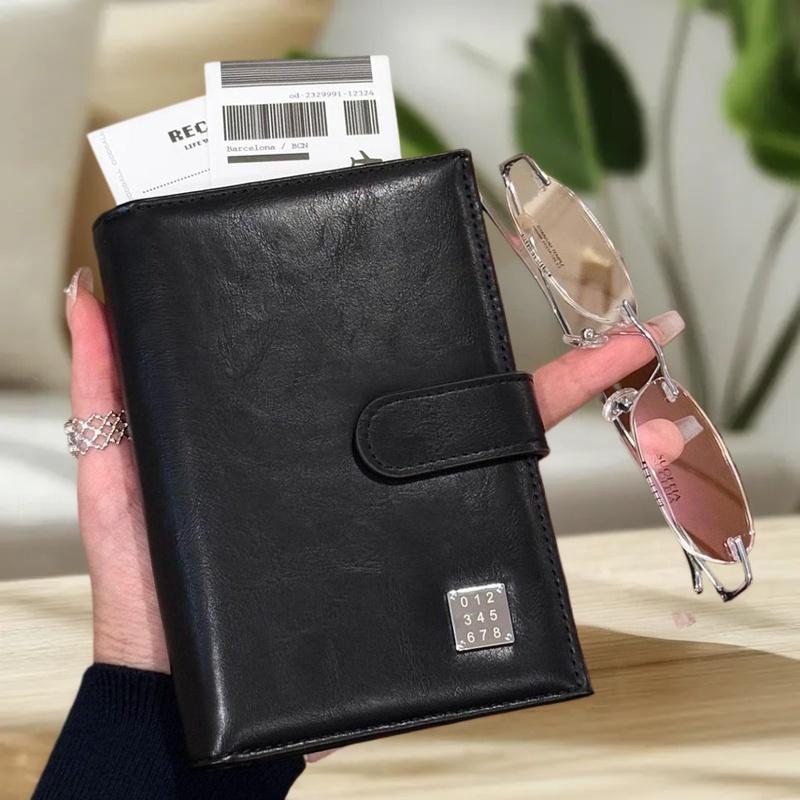 여행용 여권 지갑 여성 남성 카드 홀더 RFID 차단  - Travel Accessories On Plane 리뷰 및 가격