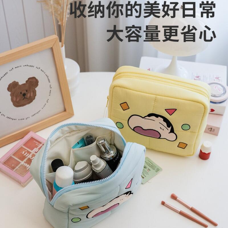 크레용신짱 퍼피 화장품 가방 대용량 귀여운 만화 여행용 - Travel Accessories For Japan Trip 리뷰 및 가격