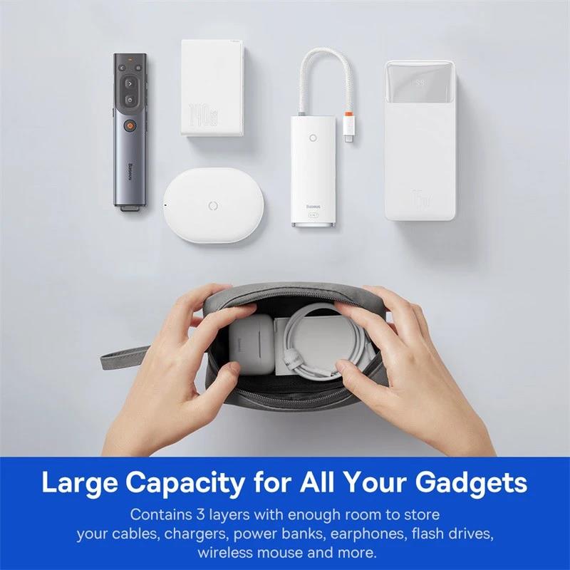 휴대용 전화 방수 가방 여행용 충전기 케이블 보관 케이 - Cable Organizer Travel 리뷰 및 가격