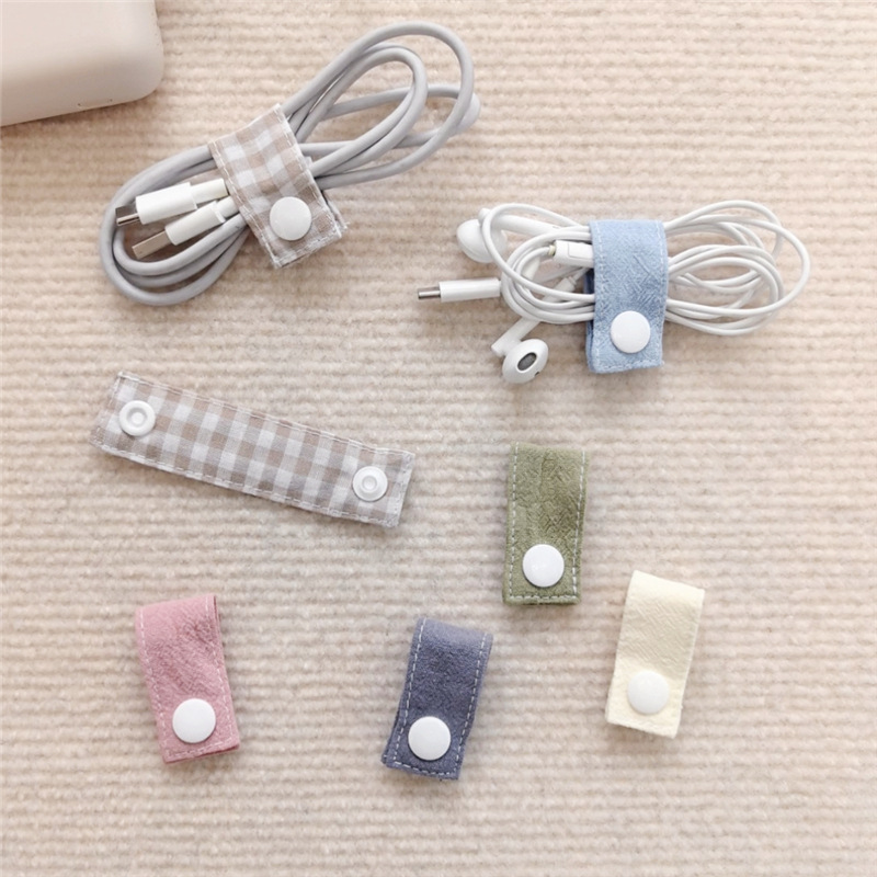 패브릭 케이블 정리대, 재사용 가능한 데이터 헤드폰 충 - Cable Organizer Travel 리뷰 및 가격