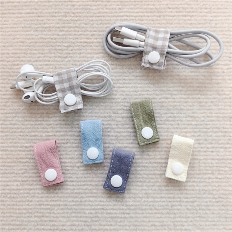 패브릭 케이블 정리대, 재사용 가능한 데이터 헤드폰 충 - Cable Organizer Travel 리뷰 및 가격